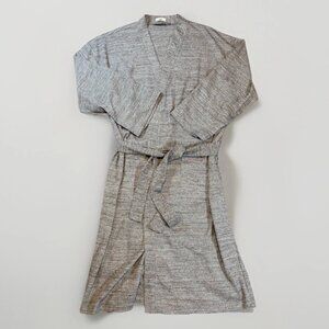 Knix Waffle Knit Robe Womens L/XL/XXL Gray Loungewear Comfort Cozy Intimate
